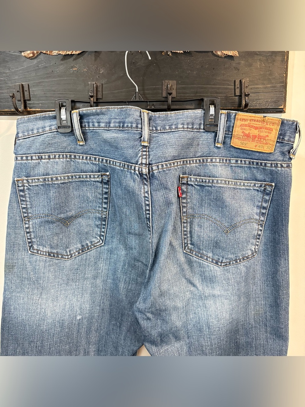Levi’s 569 Straight Leg Denim Jeans Size 40x32